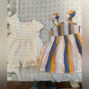 Two NWT Tommy Bahamas Toddler Spring Dresses 2T